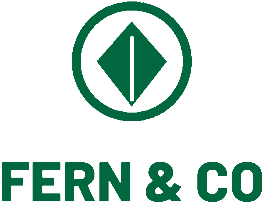 The logo redrawn in flat thread colors