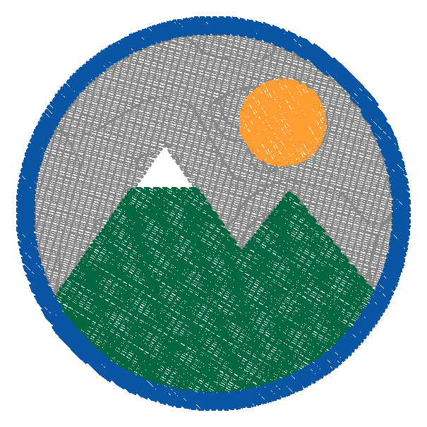 Our sample design opened as a PES file